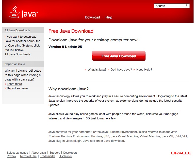 Java 8 151 Download Mac